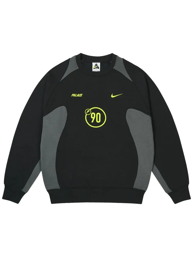 Толстовка Palace x Nike Total P90 Crew — изображение 1 из 2, черный