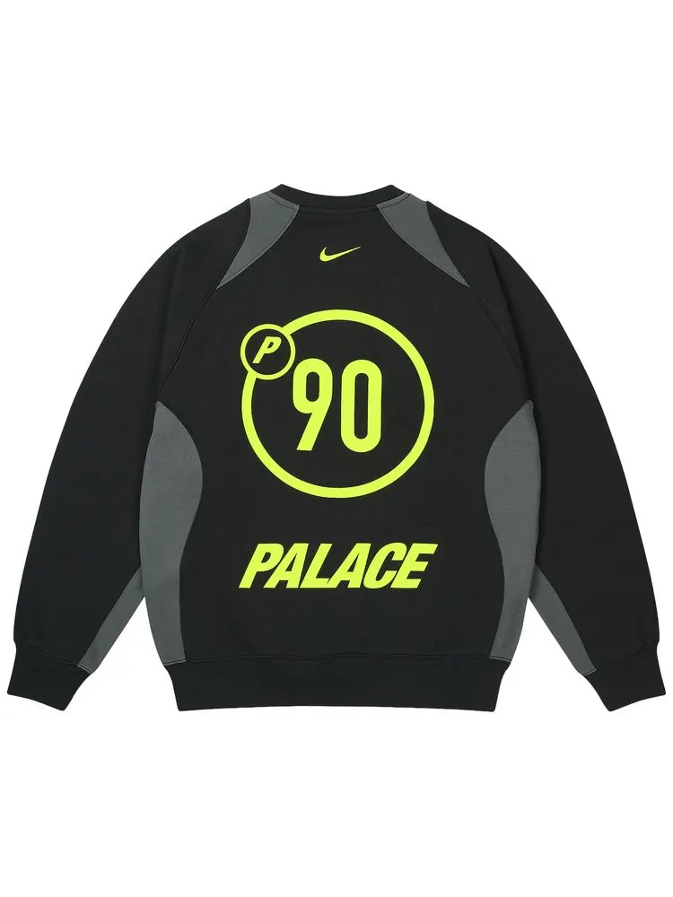 Толстовка Palace x Nike Total P90 Crew — изображение 2 из 2, черный
