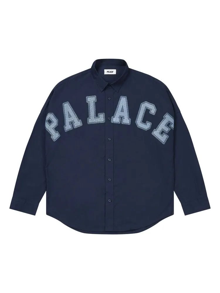 Рубашка Palace Archy Shirt — изображение 1 из 2, темно-синий