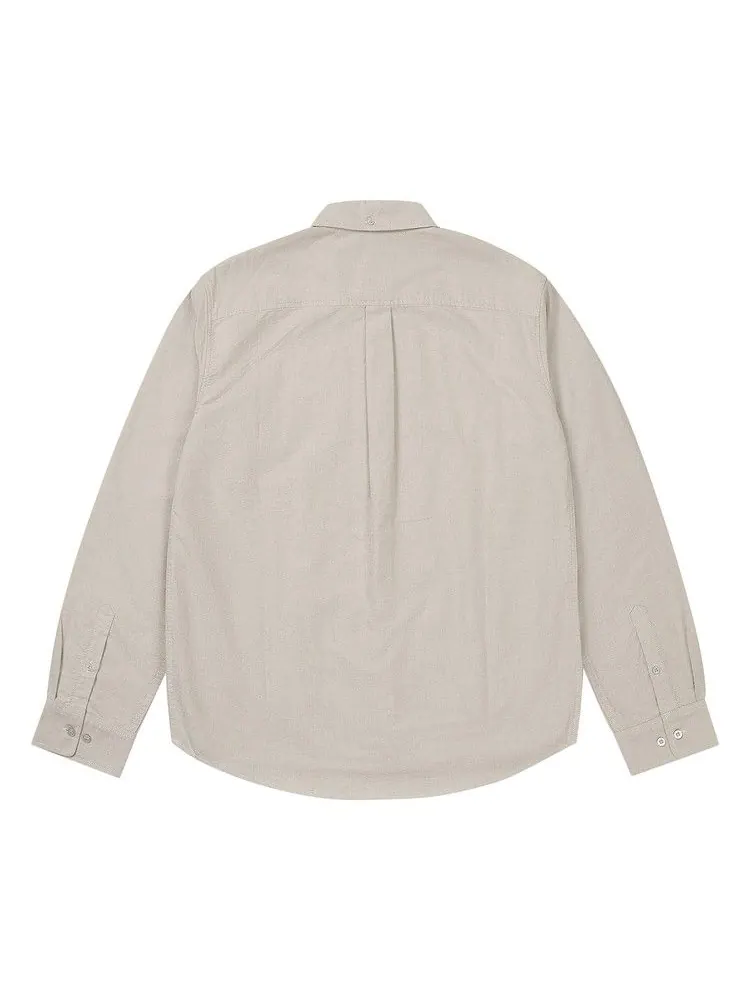 Рубашка Palace Classic Oxford Shirt — изображение 2 из 2, серый