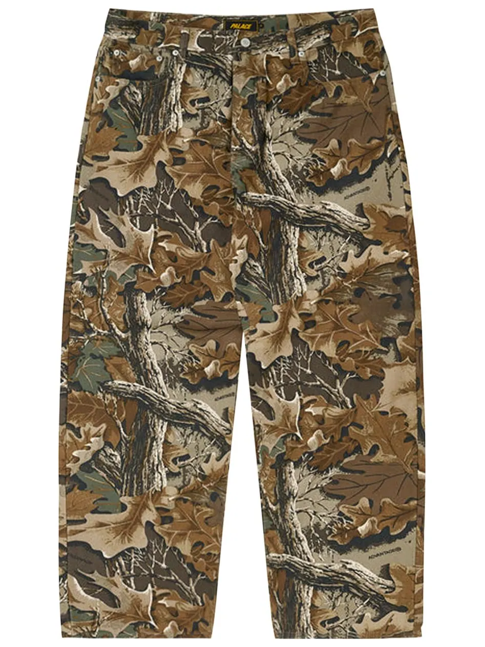 Джинсы Palace P90 Baggy Script Jean — изображение 1 из 2, зеленый