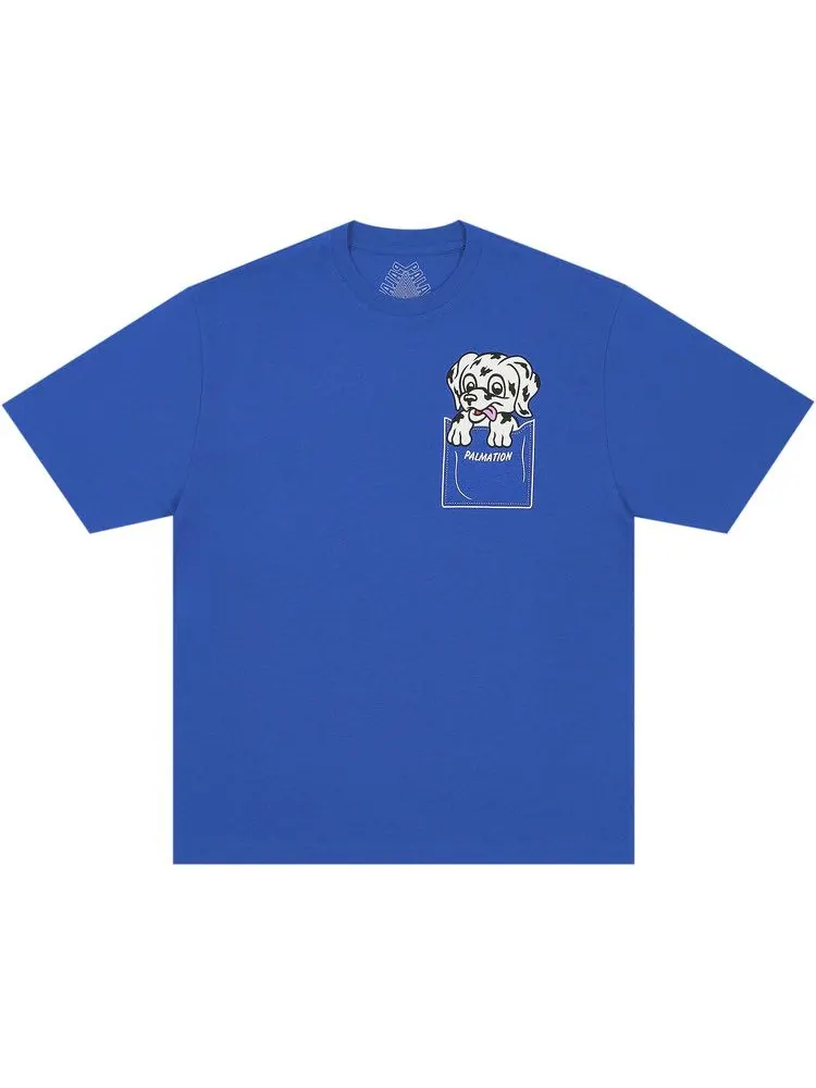 Футболка Palace Palmation T-Shirt — изображение 1 из 1, синий