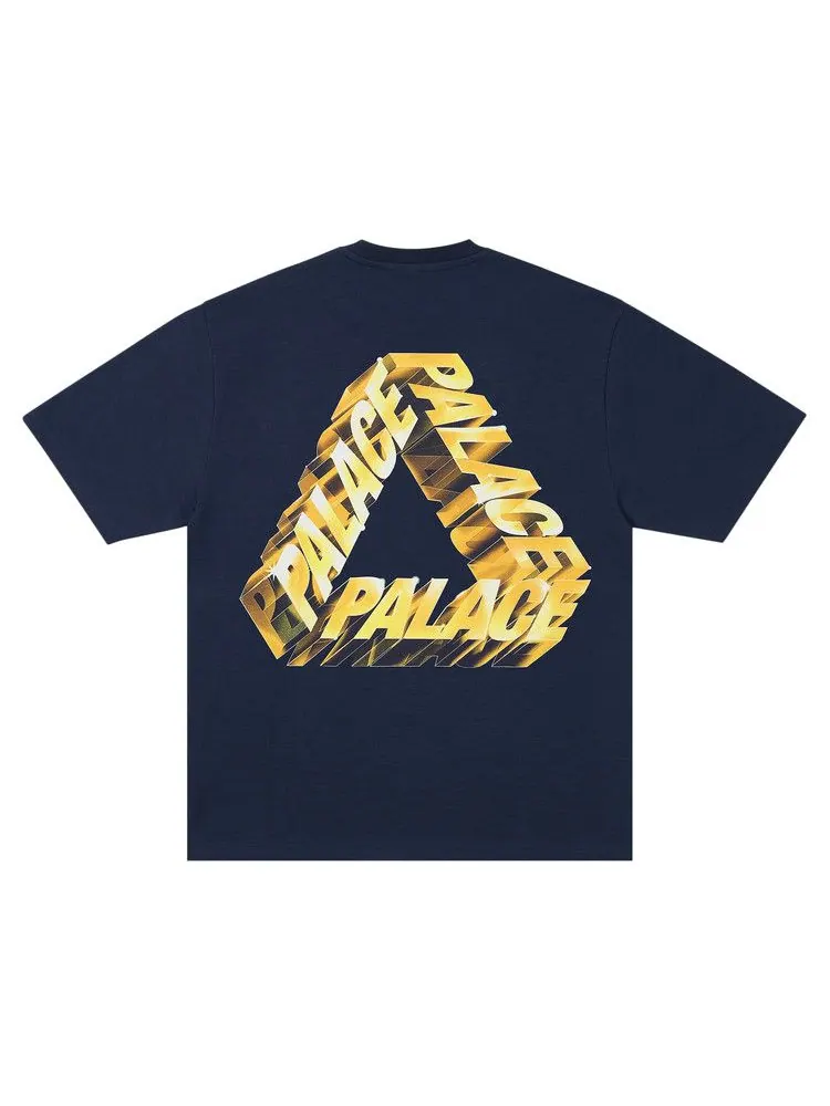 Футболка Palace Polished P3 T-Shirt — изображение 2 из 2, темно-синий
