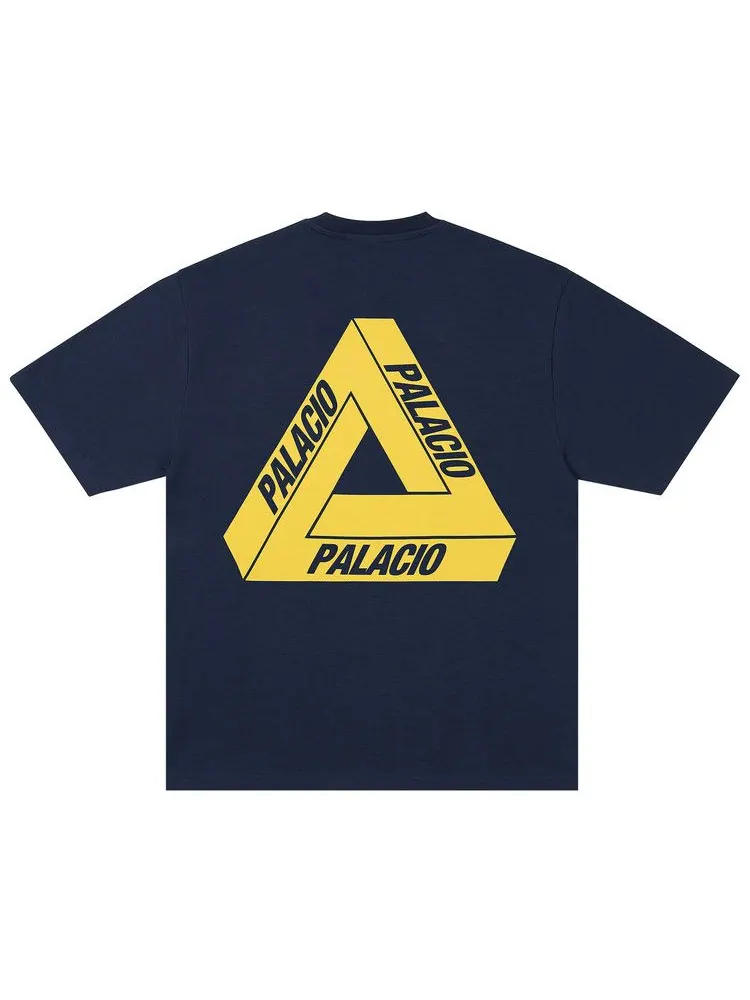 Футболка Palace Tri Lingual T-Shirt — изображение 2 из 2, темно-синий