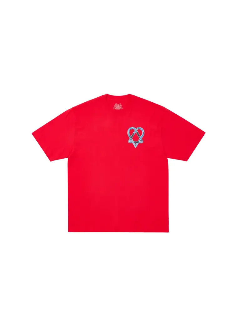 Футболка Palace Tri-Gram T-Shirt — изображение 1 из 2, красный