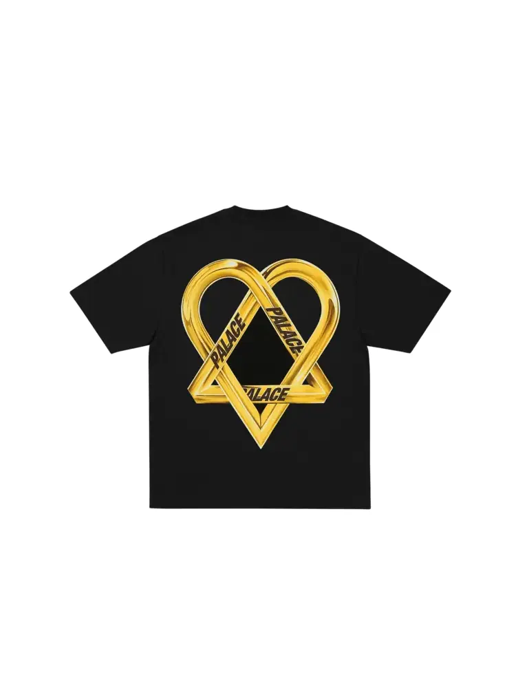 Футболка Palace Tri-Gram T-Shirt — изображение 2 из 2, черный