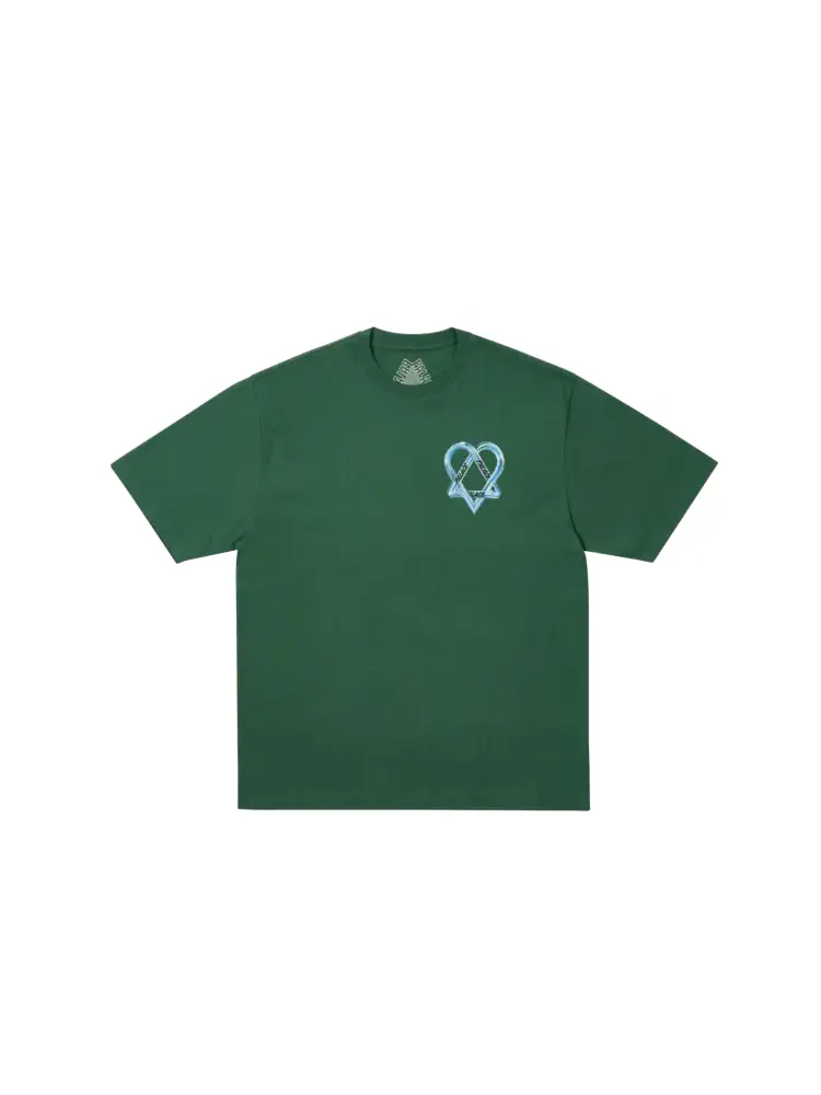 Футболка Palace Tri-Gram T-Shirt — изображение 1 из 2, зеленый