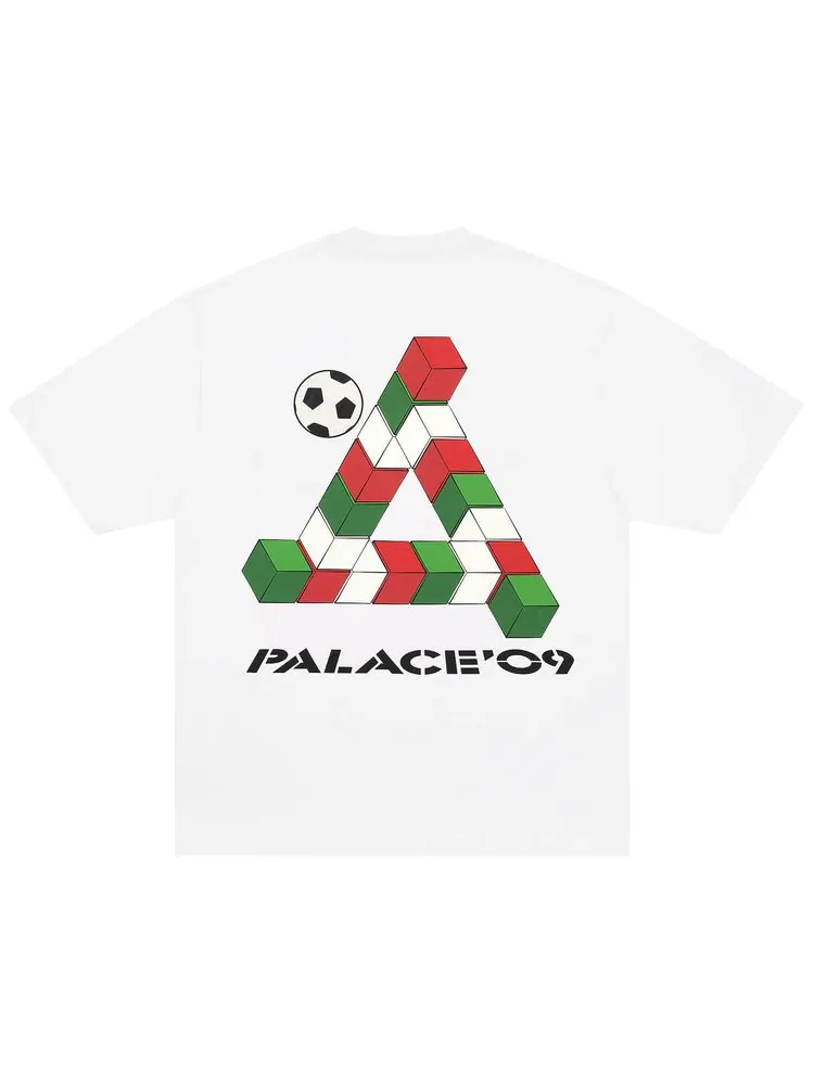 Футболка Palace 9 Tri-Ferg белого цвета — изображение 2 из 2, белый
