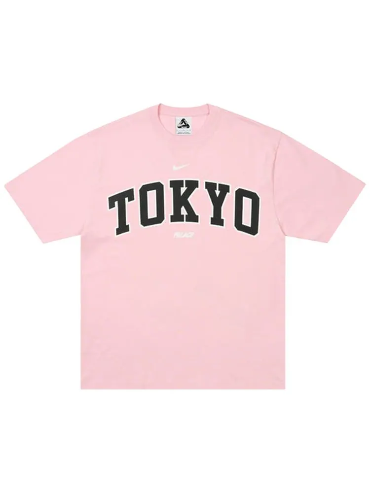 Футболка Palace x Nike Shop — изображение 1 из 1, розовый