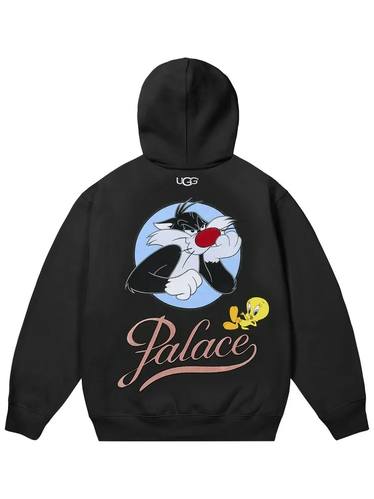Худи Palace x UGG Looney Tunes, черное — изображение 2 из 2, черный