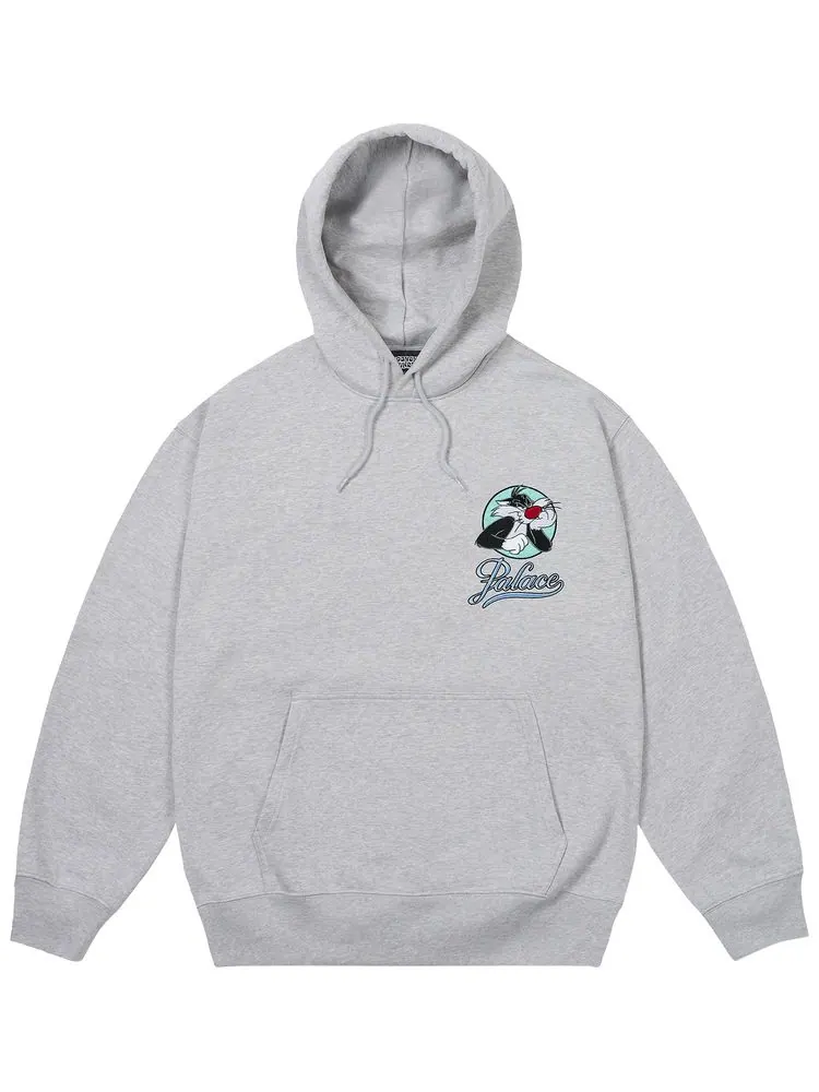 Толстовка Palace x UGG Looney Tunes Hood — изображение 1 из 2, серый