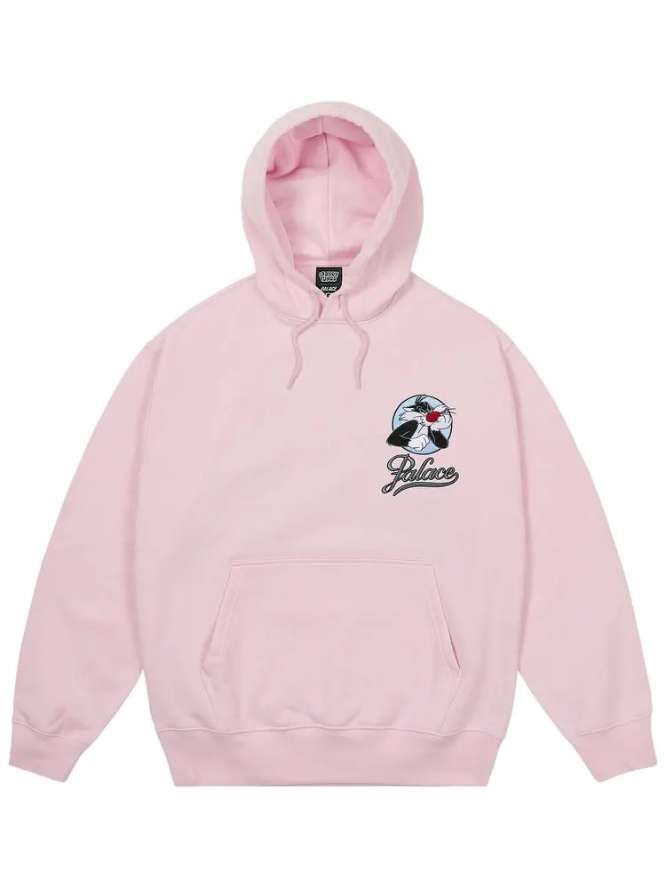 Толстовка Palace x UGG Looney Tunes Hood — изображение 1 из 2, розовый
