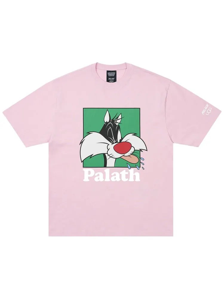 Футболка Palace x UGG Looney Tunes — изображение 1 из 1, розовый