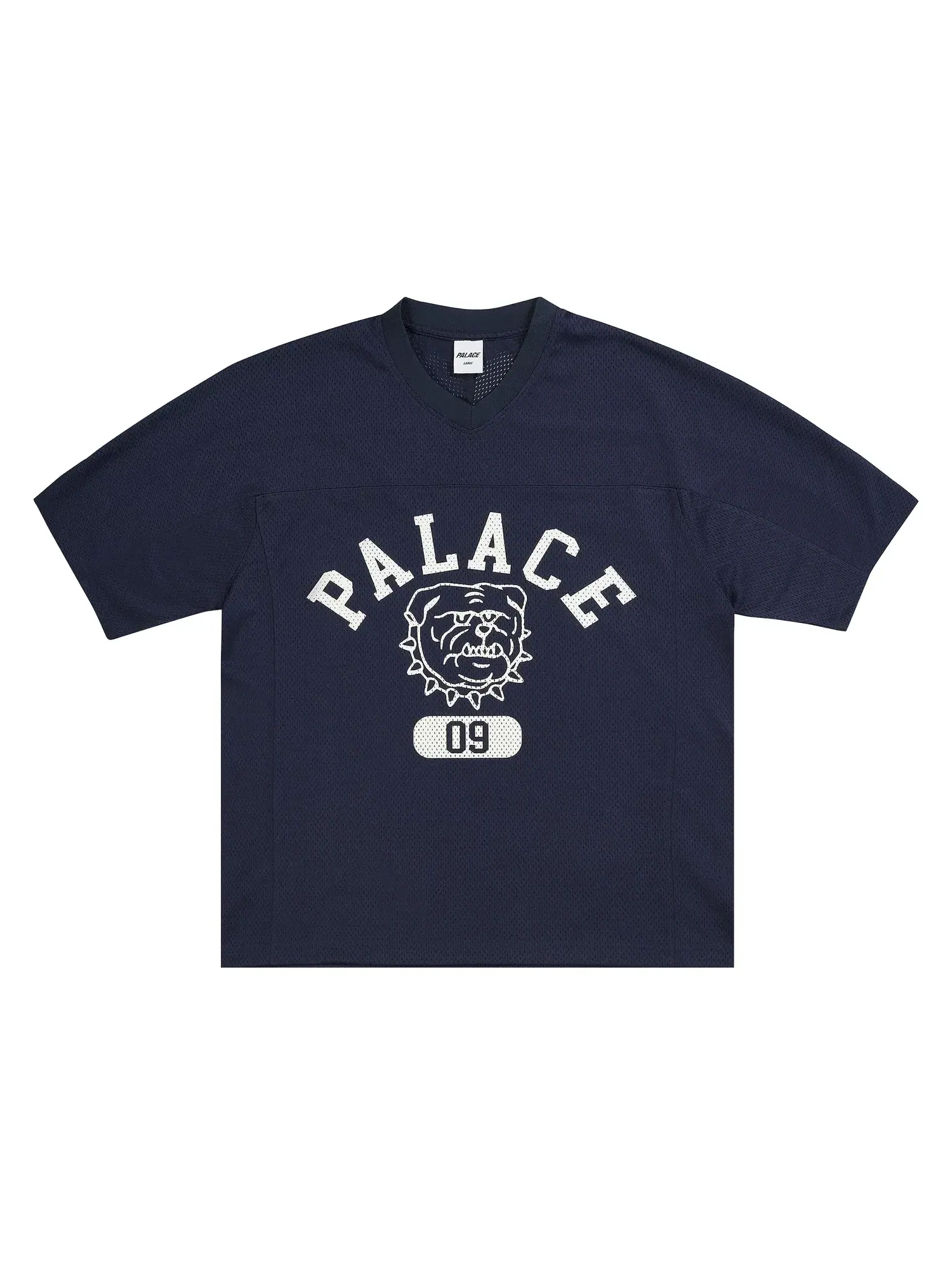 Сетчатая футболка Palace Bulldog — изображение 1 из 2, темно-синий