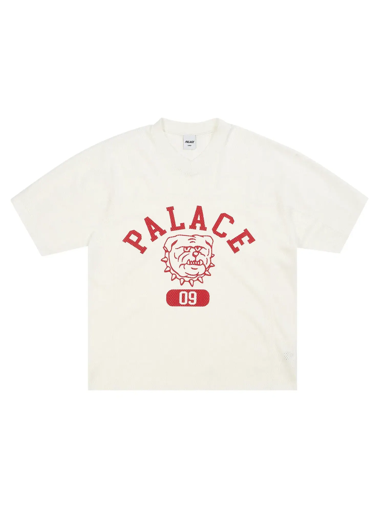 Сетчатая футболка Palace Bulldog — изображение 1 из 2, белый
