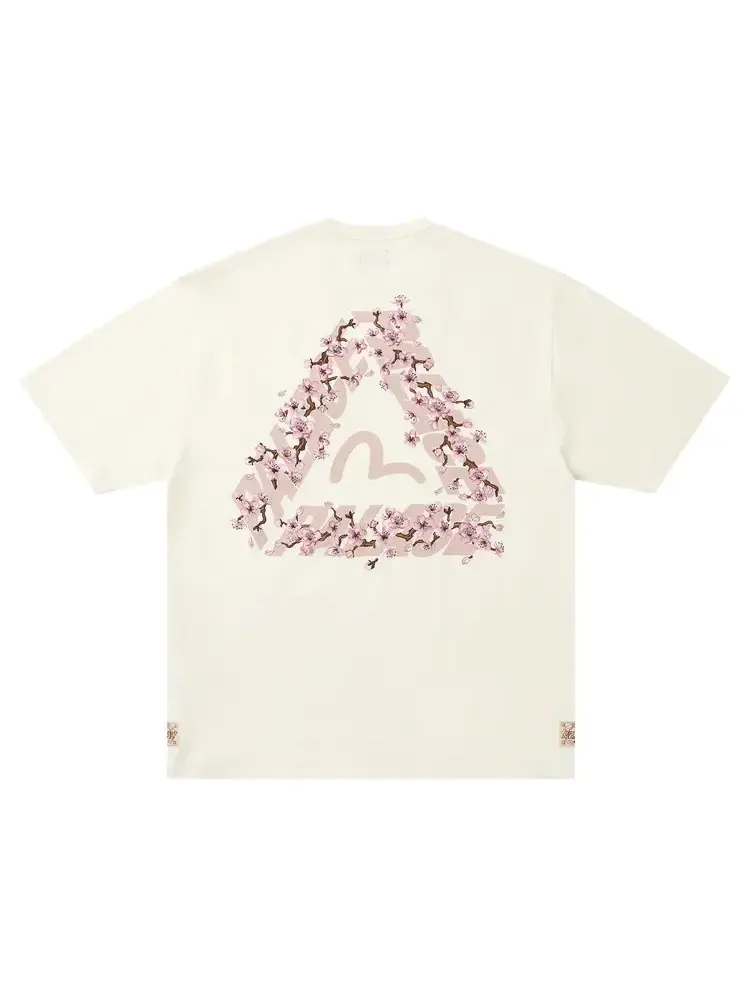 Футболка Palace x Evisu Heavy Wash 'Off White' — изображение 2 из 2, белый