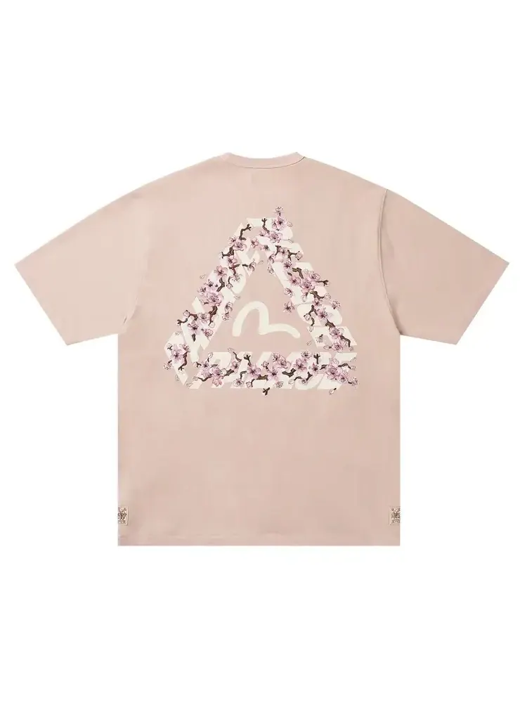 Футболка Palace x Evisu Heavy Wash 'Misty Pink' — изображение 2 из 2, розовый