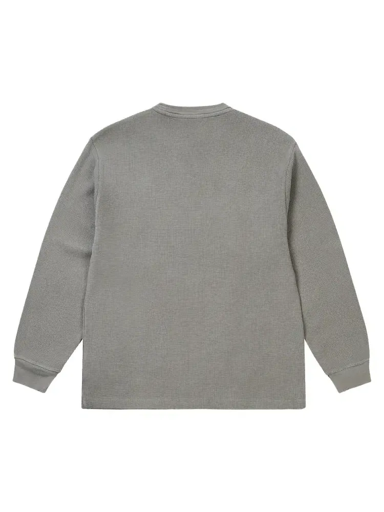 Футболка с длинным рукавом Palace x Schott Waffle — изображение 2 из 2, серый