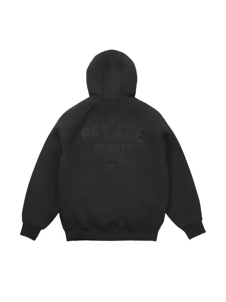 Худи Palace x Schott из флиса — изображение 3 из 3, черный