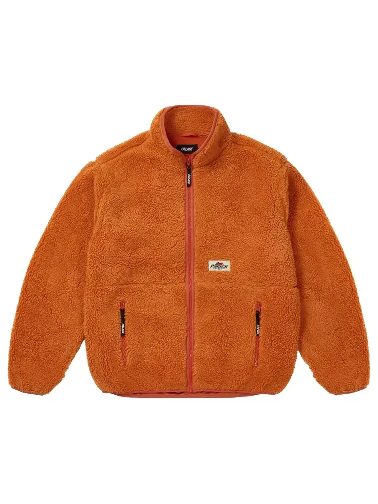 Флисовая куртка Palace Indoor Funnel Fleece 'Orange' — изображение 1 из 3, оранжевый