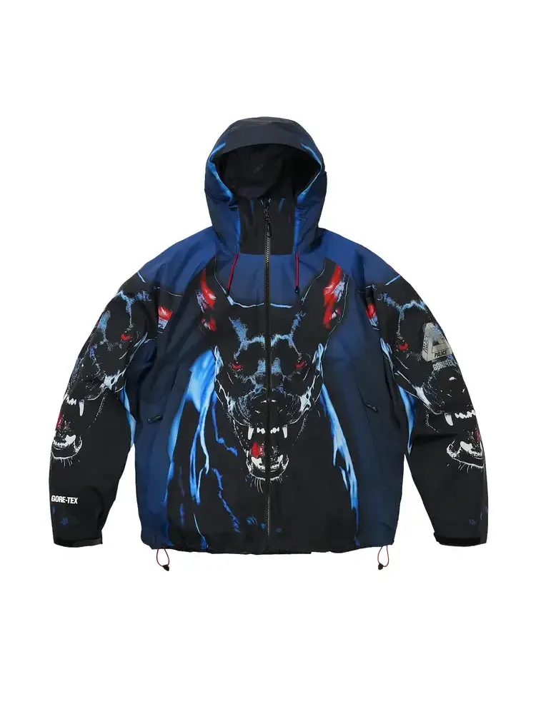 Куртка Palace GORE-TEX 2l P-Tek с принтом K-Nin — изображение 1 из 4, синий