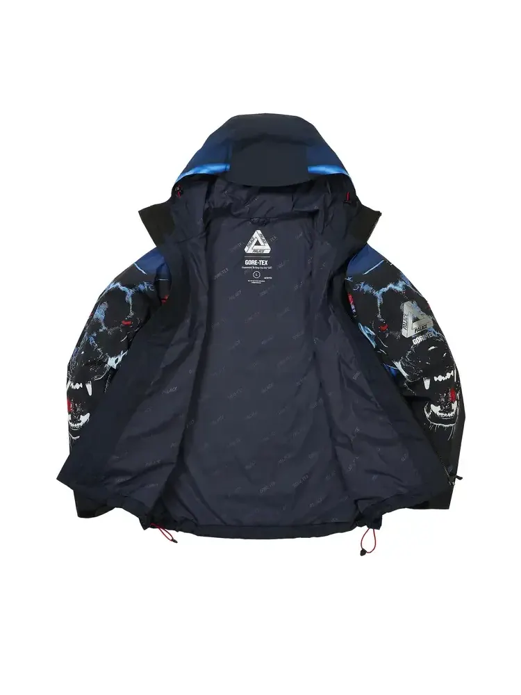 Куртка Palace GORE-TEX 2l P-Tek с принтом K-Nin — изображение 2 из 4, синий