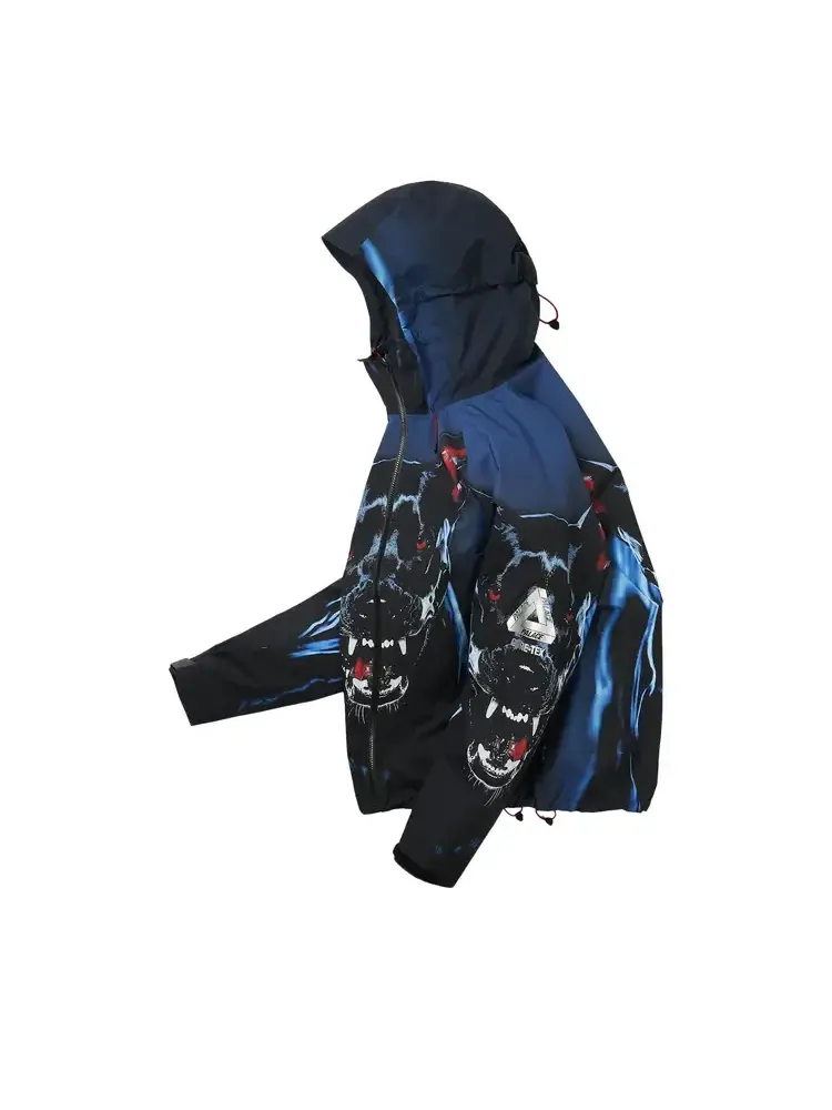 Куртка Palace GORE-TEX 2l P-Tek с принтом K-Nin — изображение 3 из 4, синий