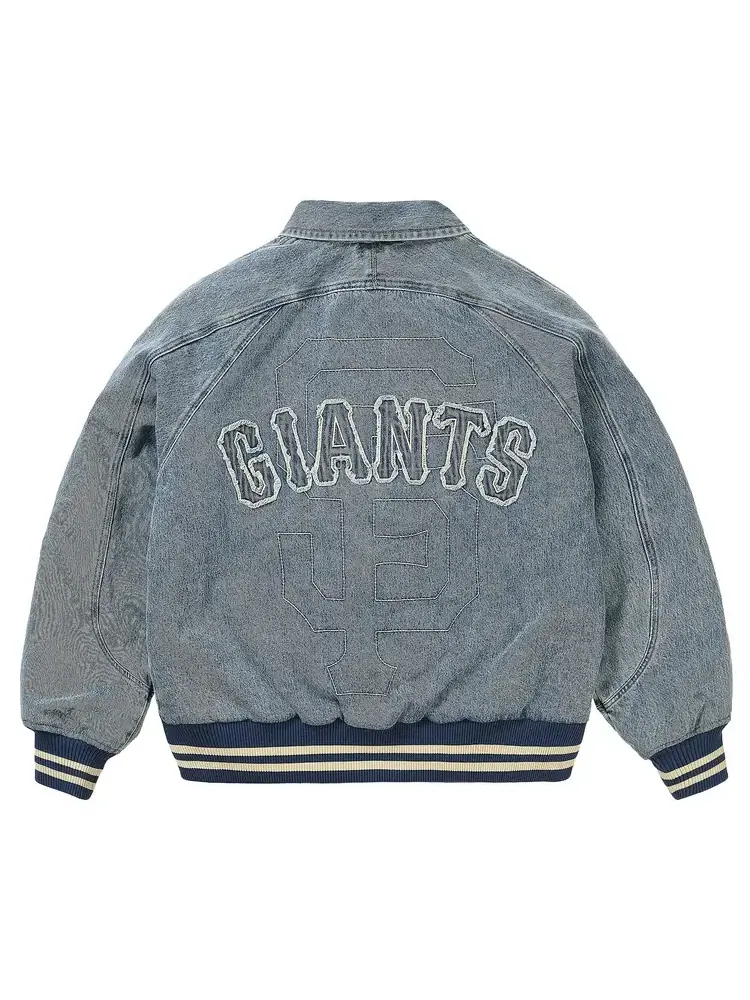 Джинсовая куртка Palace x San Francisco Giants в стиле Varsity, цвет «Stone Wash» — изображение 3 из 3