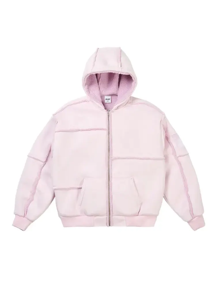 Куртка Palace Patch Me Up из овчины — изображение 1 из 3, розовый