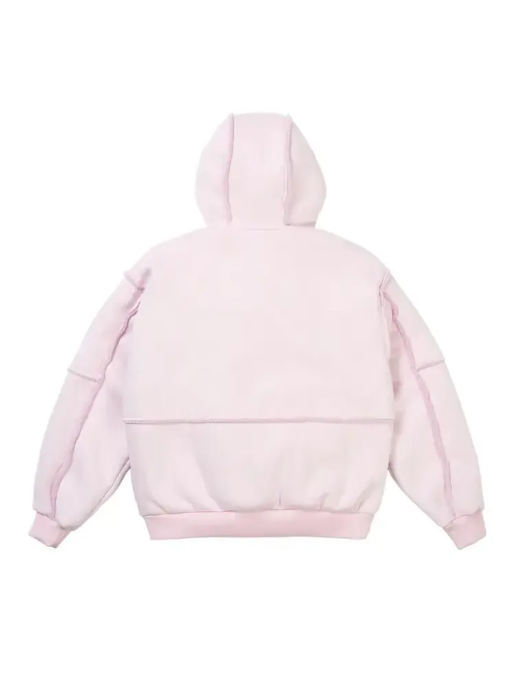 Куртка Palace Patch Me Up из овчины — изображение 3 из 3, розовый