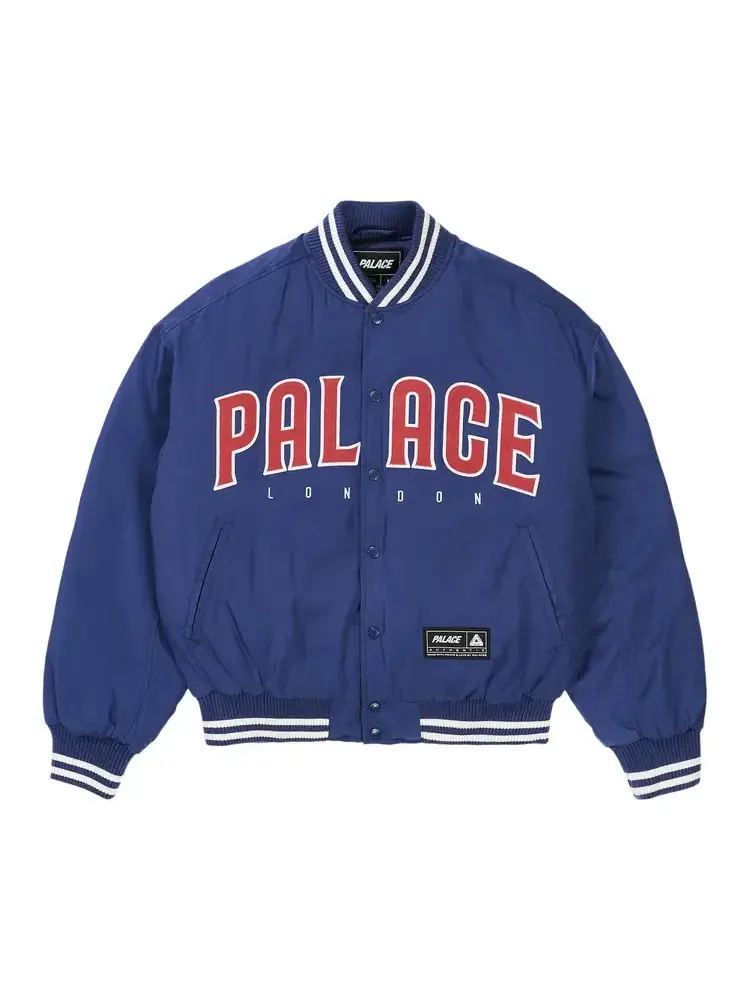 Атласная куртка Palace Satin The Park Jacket — изображение 1 из 3, синий