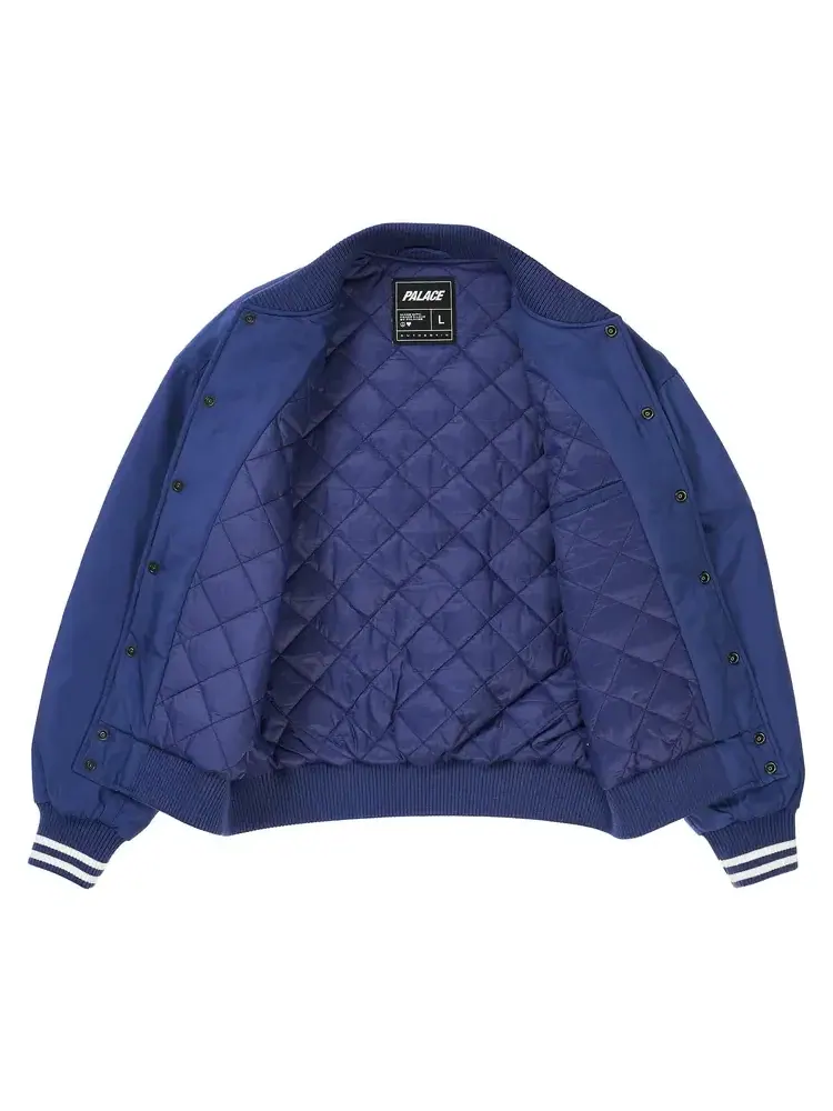 Атласная куртка Palace Satin The Park Jacket — изображение 2 из 3, синий