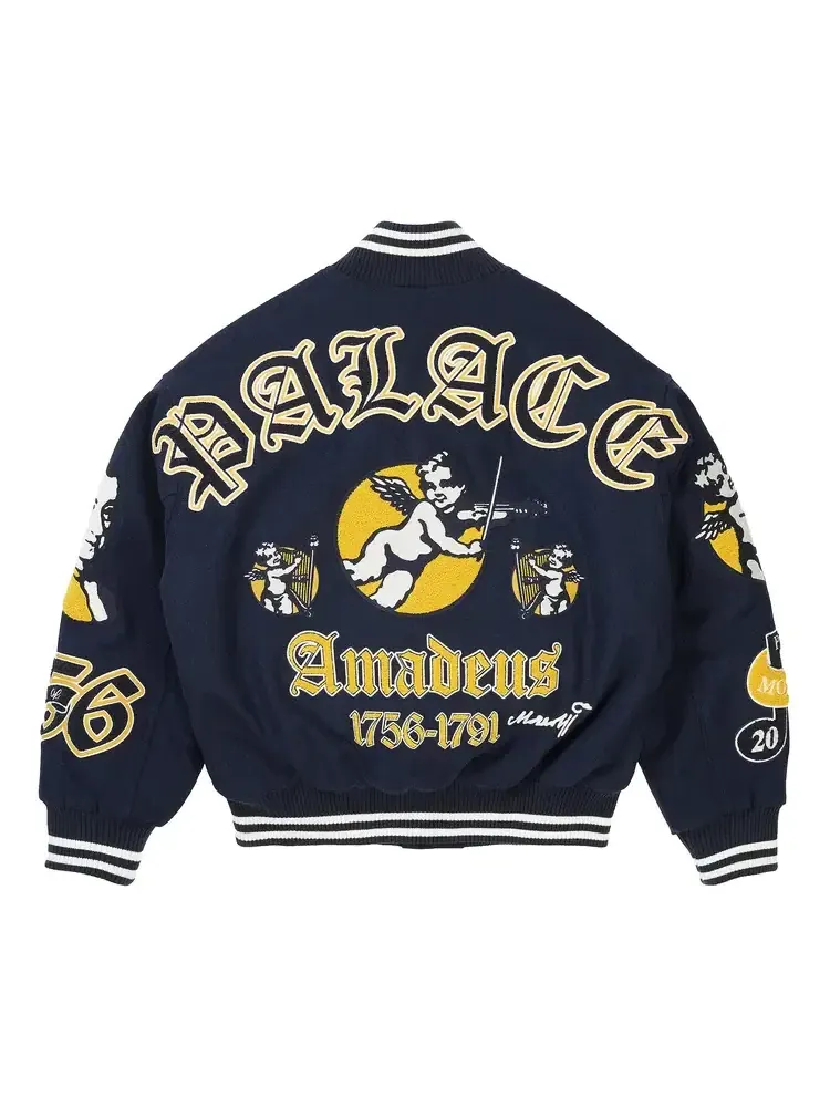Куртка-бомбер Palace Wolfgang Varsity Jacket — изображение 3 из 3, синий