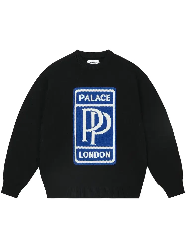 Вязаный свитер Palace Pp Knit — изображение 1 из 1, черный