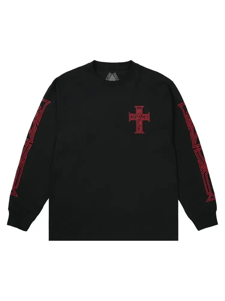 Футболка с длинным рукавом Palace Y So Cross — изображение 1 из 2, черный