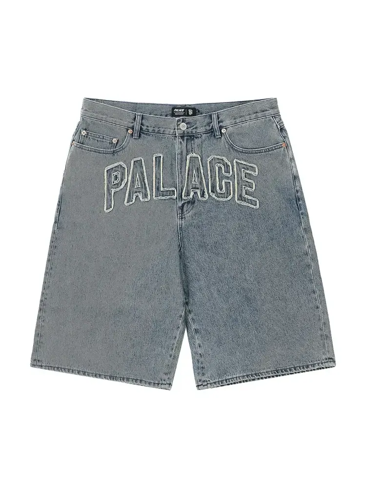 Джинсовые шорты Palace x San Francisco Giants 'Stone Wash' — изображение 2 из 2, серый