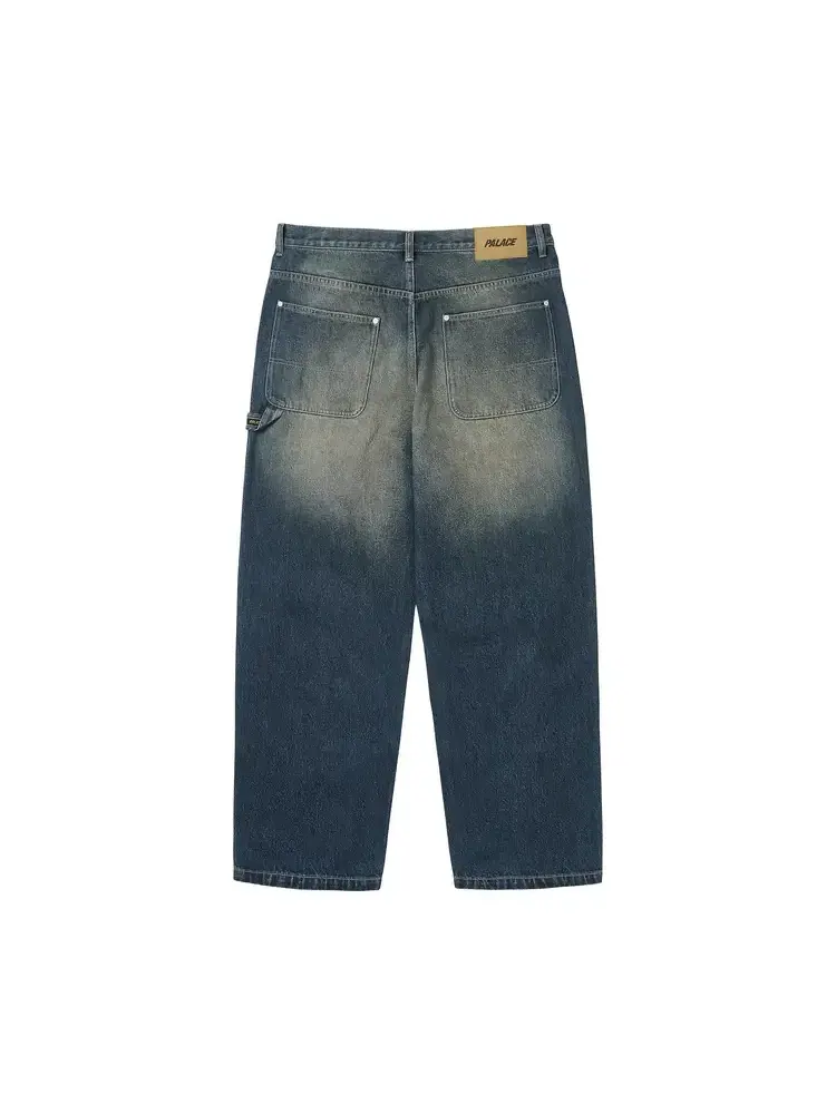 Джинсы Palace Carp 'Dark Distress Wash' — изображение 2 из 2, синий