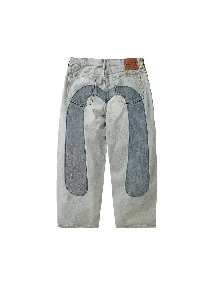 Джинсы Palace x Evisu P90 Baggy Jean 'Reverse Indigo' — изображение 2 из 2, синий