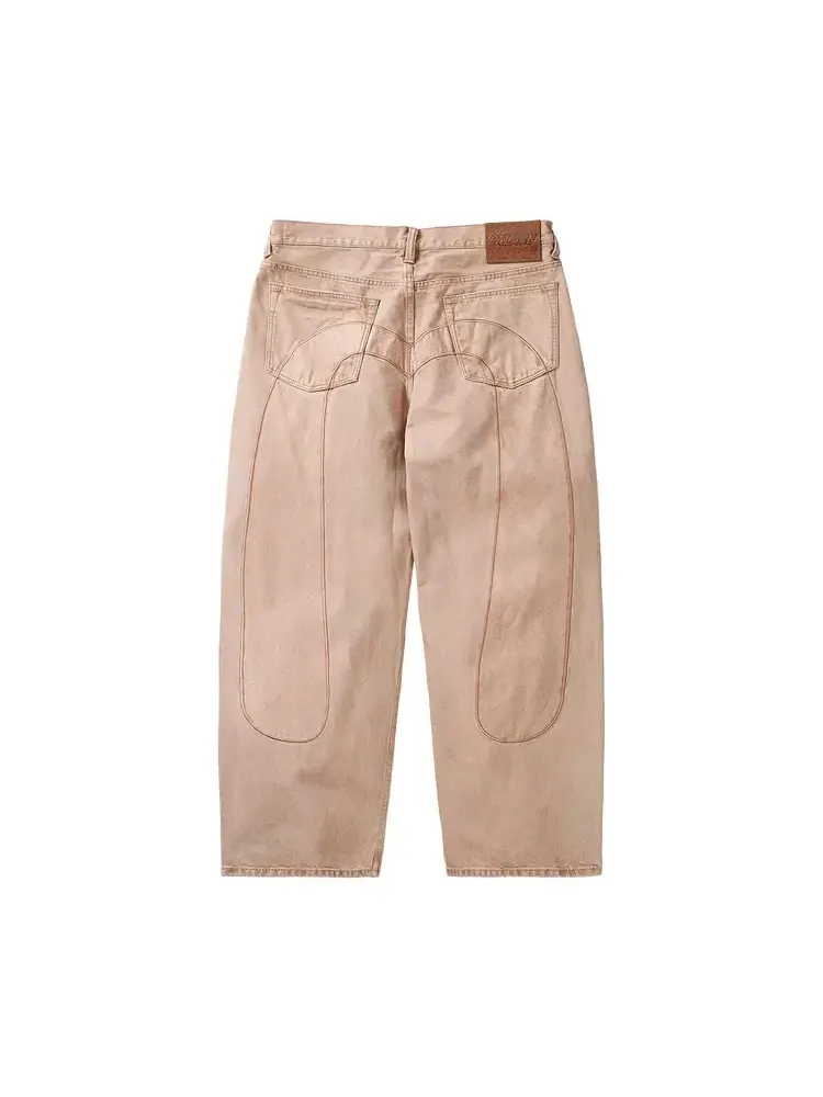 Джинсы Palace x Evisu P90 Baggy Jean 'Pink Wash' — изображение 2 из 2, розовый