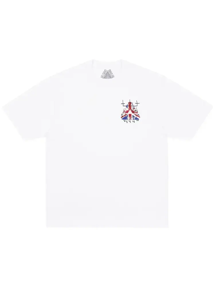 Футболка Palace King Tri T-Shirt 'White' — изображение 1 из 2, белый