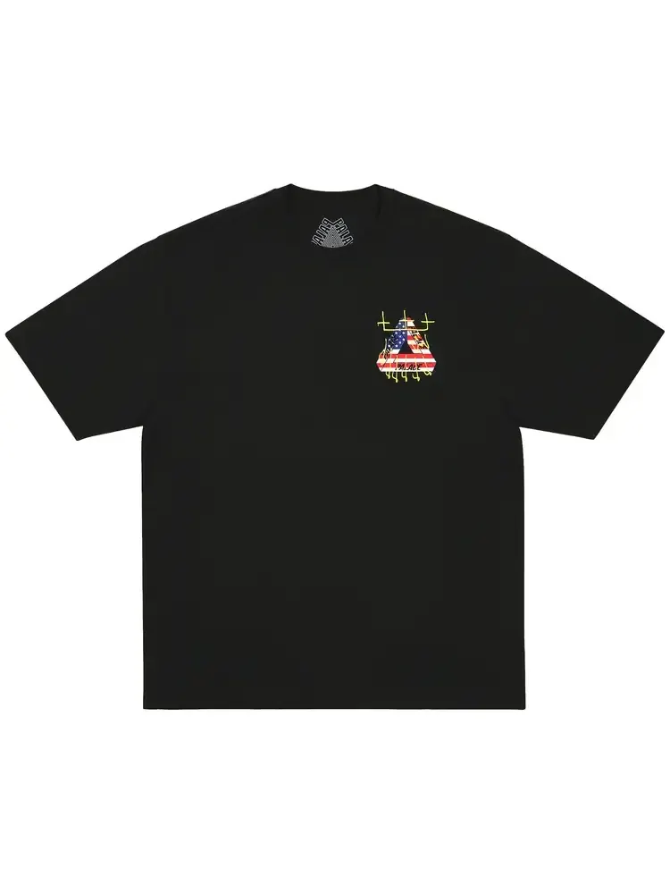 Футболка Palace King Tri T-Shirt 'Black' — изображение 1 из 2, черный