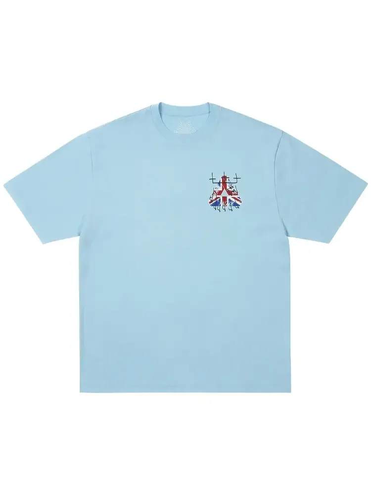 Футболка Palace King Tri T-Shirt 'Skyline Blue' — изображение 1 из 2, синий