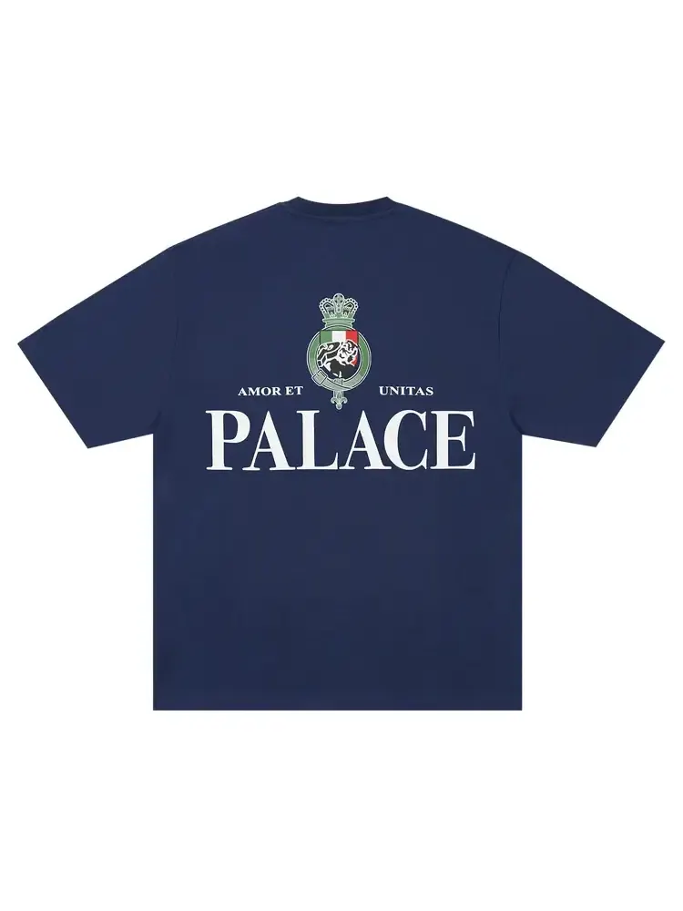 Футболка Palace Heavy Crest — изображение 2 из 2, синий