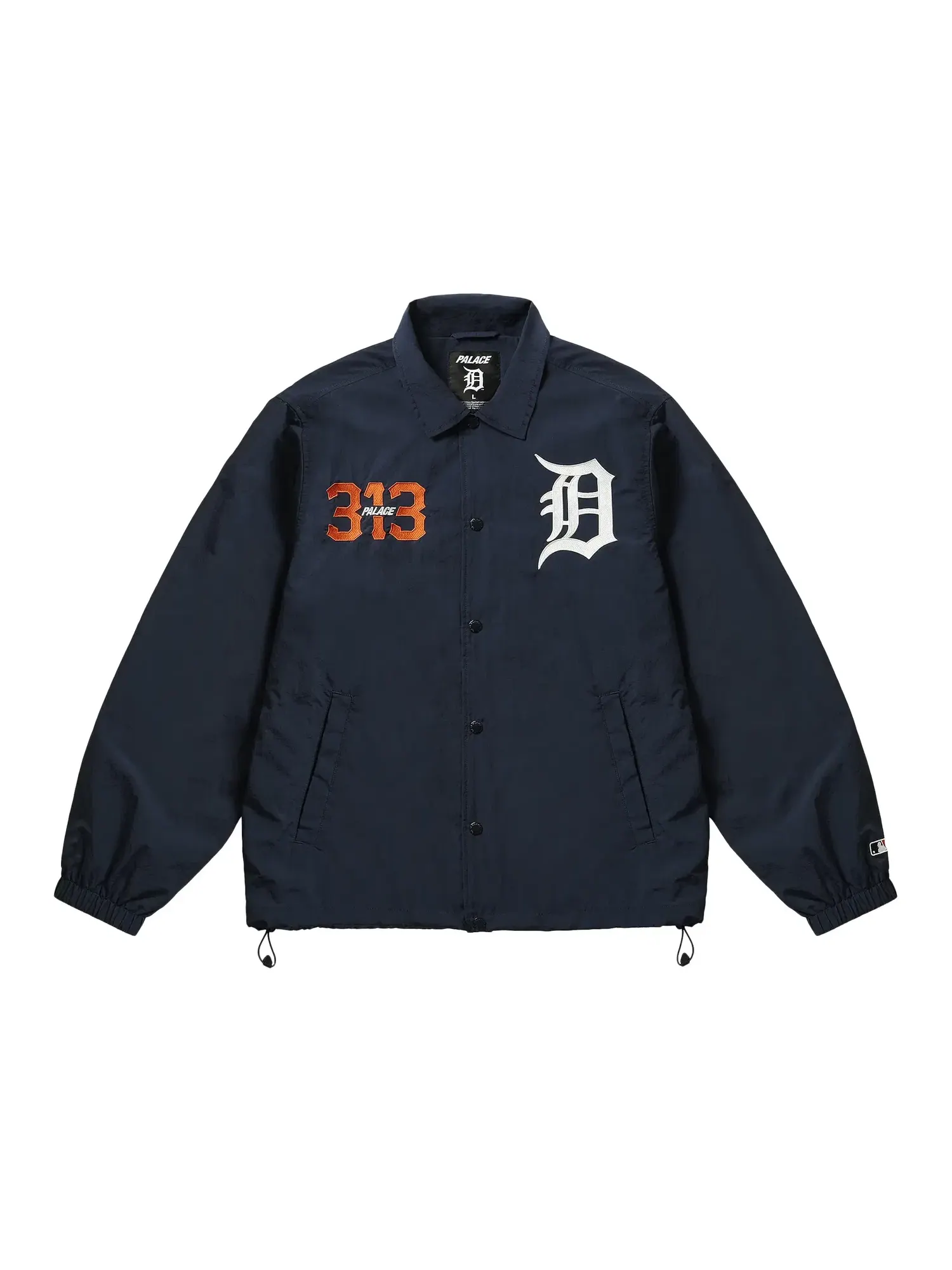 Куртка Palace x Detroit Tigers Coach Jacket — изображение 1 из 3, темно-синий
