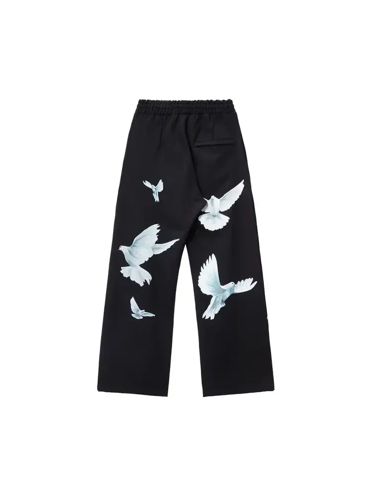 Спортивные брюки свободного кроя 3.PARADIS Freedom Doves — изображение 2 из 2, черный