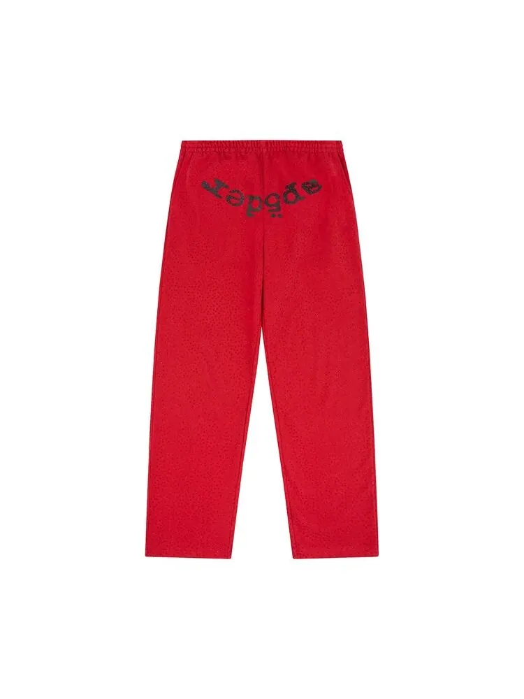 Спортивные брюки Sp5der VVS Sweatpant Red — изображение 1 из 2, красный