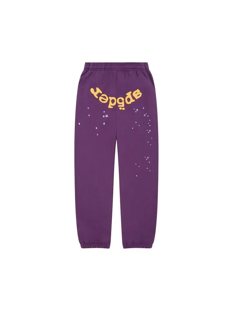Спортивные брюки Sp5der OG Web V2 Sweatpant Purple — изображение 1 из 2, фиолетовый