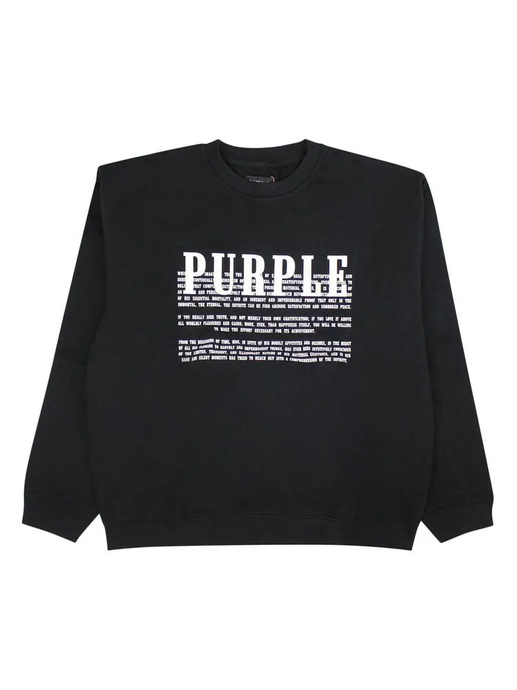 Свитер PURPLE BRAND French Terry Crew