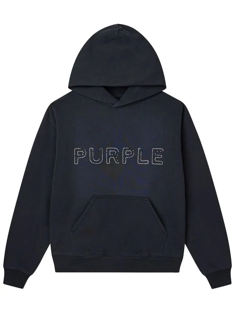 Толстовка с капюшоном из французского махрового трикотажа марки PURPLE BRAND