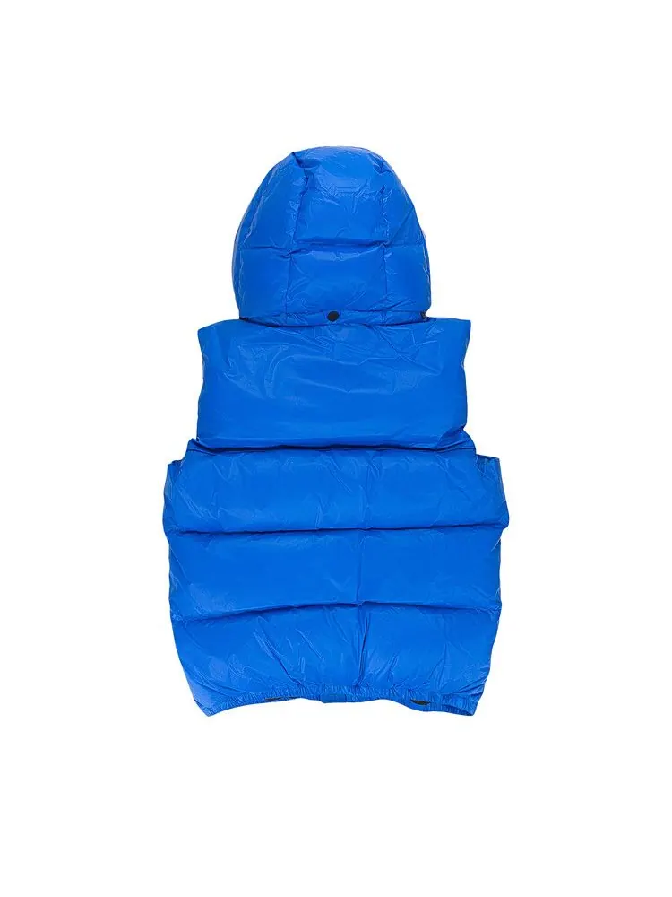 Пуховик PURPLE BRAND Nylon Puffer Vest — изображение 2 из 3, синий